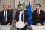 La delegazione dei GRUPPI PARLAMENTARI “LEGA-SALVINI PREMIER” DEL SENATO DELLA REPUBBLICA E DELLA CAMERA DEI DEPUTATI,in occasione delle consultazioni
