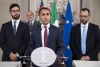 La delegazione dei GRUPPI PARLAMENTARI “MOVIMENTO 5 STELLE” DEL SENATO DELLA REPUBBLICA E DELLA CAMERA DEI DEPUTATI,in occasione delle consultazioni
