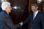 Il Presidente della Repubblica Sergio Mattarella  con l’On. Dott. Roberto FICO, Presidente della Camera dei Deputati, in occasione delle consultazioni