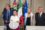 La delegazione del Gruppo Parlamentare Misto del Senato della Repubblica,in occasione delle consultazioni
