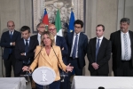 La delegazione del Gruppo Parlamentare Misto della Camera dei Deputati,in occasione delle consultazioni

