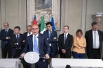 La delegazione del Gruppo Parlamentare Misto della Camera dei Deputati,in occasione delle consultazioni
