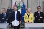 La delegazione del GRUPPO PARLAMENTARE “PER LE AUTONOMIE (SVP-PATT,UV)” DEL SENATO DELLA REPUBBLICA,in occasione delle consultazioni
