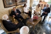 Roma - Il Presidente della Repubblica Sergio Mattarella  con la delegazione dei Gruppi Parlamentari “Forza Italia – Berlusconi Presidente” del Senato della Repubblica e della Camera dei Deputati, in occasione delle consultazioni