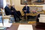 Il Presidente della Repubblica Sergio Mattarella  con il Prof. Giuseppe Conte
