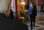Il Presidente della Repubblica Sergio Mattarella  con il Presidente del Consiglio incaricato  Prof. Giuseppe Conte