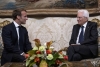 Il Presidente Sergio Mattarella con Emmanuel Macron, Presidente della Repubblica francese