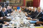 Il Presidente della Repubblica, Sergio Mattarella, con il Presidente della Repubblica Federale di Germania, Frank-Walter Steinmeier, in Visita di Stato, durante i colloqui con le rispettive delegazioni
