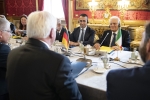 Il Presidente della Repubblica, Sergio Mattarella, con il Presidente della Repubblica Federale di Germania, Frank-Walter Steinmeier, in Visita di Stato, durante i colloqui con le rispettive delegazioni

