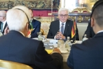 Il Presidente della Repubblica, Sergio Mattarella, con il Presidente della Repubblica Federale di Germania, Frank-Walter Steinmeier, in Visita di Stato, durante i colloqui con le rispettive delegazioni

