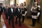 Il Presidente Sergio Mattarella con il Presidente della Repubblica Federale di Germania, Frank-Walter Steinmeier, in occasione del pranzo di Stato