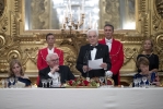 Il Presidente Sergio Mattarella con il Presidente della Repubblica Federale di Germania, Frank-Walter Steinmeier, in occasione del pranzo di Stato
