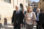 Il Presidente Sergio Mattarella e la Sig.ra Laura al Centro Nazionale Studi Leopardiani, in occasione del bicentenario della stesura de “L’Infinito” di Giacomo Leopardi 
