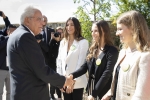 Il Presidente Sergio Mattarella nel corso della visita all’Orto sul Colle dell’Infinito