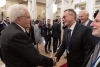 Il Presidente della Repubblica Sergio Mattarella accolto da Carlo Bonomi, Presidente di Assolombarda , all’Assemblea Generale di Assolombarda