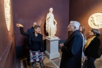  Il Presidente della Repubblica Sergio Mattarella nel corso della visita al Museo Thorvaldsen