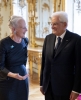  Il Presidente della Repubblica Sergio Mattarella con S.M. la Regina Margherita II