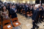 Il Presidente Sergio Mattarella all'Istituto Italiano di Cultura di Copenaghen in occasione dell'incontro con una rappresentanza della collettività italiana