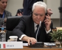Il Presidente della Repubblica Sergio Mattarella alla XV Riunione informale dei Capi di Stato del Gruppo Arraiolos nel corso della prima sessione di lavoro
