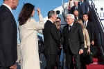 Il Presidente della Repubblica Sergio Mattarella arriva nella base aerea Andrews, accolto dall’Ambasciatore d’Italia a Washington, Armando Varricchio,in occasione della Visita Ufficiale negli Stati Uniti d'America   