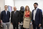 Il Presidente della Repubblica Sergio Mattarella e la Sig.ra Laura, nella sede della start-up Kong Inc, con i fondatori, in occasione della Visita Ufficiale negli Stati Uniti d'America   
