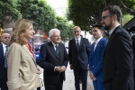 Il Presidente della Repubblica Sergio Mattarella e la Sig.ra Laura salutano i fondatori della start-up Nozomi Networks, in occasione della Visita Ufficiale negli Stati Uniti d'America   
