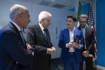 Il Presidente della Repubblica Sergio Mattarella e la Sig.ra Laura nella sede della start-up Nozomi Networks, in occasione della Visita Ufficiale negli Stati Uniti d'America   
