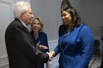 Il Presidente Sergio Mattarella incontra il Sindaco di San Francisco, Signora London Breed,in occasione della Visita Ufficiale negli Stati Uniti d'America  
