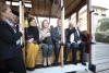 Il Presidente Sergio Mattarella e la Sig.ra Laura,con Paola Pisano Ministro dell'innovazione Tecnologica a San Francisco visita in Tram la città,in occasione della Visita Ufficiale negli Stati Uniti