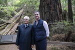 Il Presidente Sergio Mattarella al Parco Nazionale Muir Woods,con il Governatore della California Gavin Newsom, in occasione della Visita Ufficiale negli Stati Uniti d'America 

