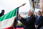 Il Presidente Sergio Mattarella,a Napoli,nel Giorno dell'Unità Nazionale e Giornata delle Forze Armate,consegna decorazioni OMI