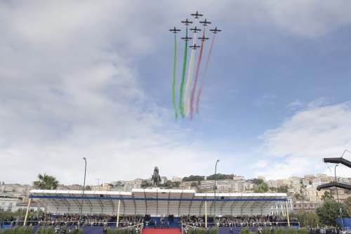 Il Presidente Sergio Mattarella,a Napoli,nel Giorno dell'Unità Nazionale e Giornata delle Forze Armate