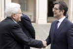 Il Presidente Sergio Mattarella accoglie il Presidente della Repubblica di Macedonia del Nord, S.E. il Signor Stevo Pendarovski, in visita ufficiale