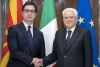 Il Presidente Sergio Mattarella con il Presidente della Repubblica di Macedonia del Nord, S.E. il Signor Stevo Pendarovski, in visita ufficiale