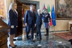 Il Presidente Sergio Mattarella con il Presidente della Repubblica di Macedonia del Nord, S.E. il Signor Stevo Pendarovski, in visita ufficiale