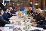 Il Presidente Sergio Mattarella con il Presidente della Repubblica di Macedonia del Nord, S.E. il Signor Stevo Pendarovski, in visita ufficiale