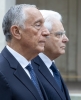 Il Presidente Sergio Mattarella con Marcelo Nuno Duarte Rebelo De Sousa, Presidente della Repubblica Portoghese, in visita di Stato