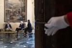 Il Presidente Sergio Mattarella con Marcelo Nuno Duarte Rebelo De Sousa, Presidente della Repubblica Portoghese, in visita di Stato