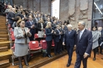 Il Presidente della Repubblica Sergio Mattarella  con il Presidente Repubblica Portoghese, Marcelo Nuno Duarte Rebelo de Sousa, in occasione della cerimonia di conferimento del Sigillum Magnum al Presidente della Repubblica Portoghese
