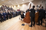 Il Presidente della Repubblica Sergio Mattarella in occasione della cerimonia di inaugurazione dell’anno accademico 2019/2020 della Scuola Internazionale Superiore di Studi Avanzati .
