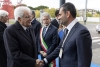 Il Presidente della Repubblica Sergio Mattarella con Antonio Decaro, Presidente ANCI, in occasione della 36^ Assemblea dell'Associazione Nazionale Comuni Italiani dal titolo "Ascoltare. Decidere. Migliorare"