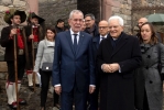 Il Presidente Mattarella con il Presidente Van der Bellen, in occasione della celebrazione dei 100 anni del Trattato di Saint - Germain e il 50° anniversario del "pacchetto per l'Alto Adige" 