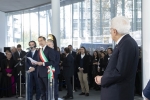 Il Presidente della Repubblica Sergio Mattarella con Giuseppe Sala all’inaugurazione del Nuovo campus dell’Università Bocconi.
