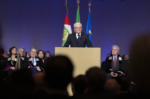 Il Presidente della Repubblica Sergio Mattarella in occasione dell’inaugurazione dell’Anno Accademico 2019-2020 dell’Università Bocconi 