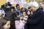 Il Presidente della Repubblica Sergio Mattarella saluta alcuni ragazzi al termine della cerimonia di inaugurazione dell’anno accademico 2019-2020 dell’Università degli Studi di Parma.
