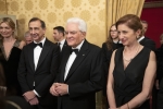 Il Presidente della Repubblica Sergio Mattarella e la Sig.ra Laura con il Sindaco di Milano Giuseppe Sala, al Teatro alla Scala,in occasione della Tosca,prima della stagione d’opera e balletto 2019-2020 del Teatro alla Scala di Milano