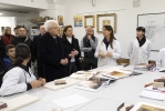 Il Presidente della Repubblica Sergio Mattarella e la Sig.ra Laura nel corso della visita al SERMIG, in occasione del 55° anniversario di fondazione del Servizio Missionari Giovani 