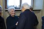 Il Presidente della Repubblica Sergio Mattarella a Palazzo Marino con i familiari delle vittime di Piazza Fontana