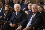 Il Presidente della Repubblica Sergio Mattarella a Palazzo Reale di Palermo,per la seduta solenne in occasione del 40° anniversario della scomparsa del Presidente della Regione Sicilia On.Piersanti Mattarella