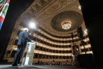 Il Presidente Sergio Mattarella alla cerimonia di inaugurazione di "Parma Capitale italiana della Cultura 2020"